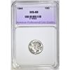 Image 1 : 1944 MERCURY DIME, APCG SUPERB GEM BU+
