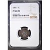 Image 1 : 1881 INDIAN CENT NGC PF-64 BN