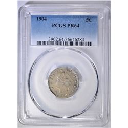 1904 LIBERTY NICKEL  PCGS PR-64