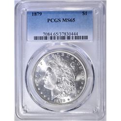 1879 MORGAN DOLLAR  PCGS MS-65