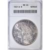 Image 1 : 1921-D MORGAN DOLLAR  ANACS MS-64