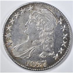 1827 BUST HALF DOLLAR AU/BU