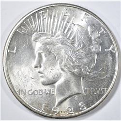 1923-S PEACE DOLLAR CH BU