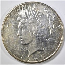 1927-S PEACE DOLLAR AU