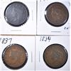 Image 1 : 1834, 37, 39 & 50 LARGE CENTS