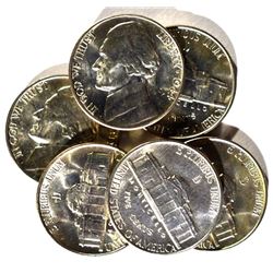 6-GEM BU 1944-P SILVER JEFFERSON NICKELS