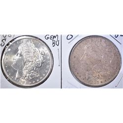 1881-S GEM BU & 83-O BU MORGAN DOLLARS