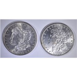 2  1885 MORGAN DOLLARS CH BU