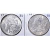 Image 1 : 1887 & 1889 BU MORGAN DOLLARS