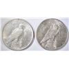 Image 2 : (2) 1926-D PEACE DOLLARS AU