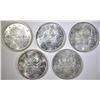 Image 1 : 5-1966 BU CANADIAN SILVER DOLLARS