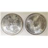Image 2 : 1993 & 95 AMERICAN SILVER EAGLES