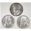 Image 2 : 3-2002 BU AMERICAN SILVER EAGLES