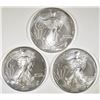 Image 1 : 3-BU 2003 AMERICAN SILVER EAGLES