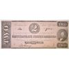 Image 1 : 1862 $2 CONFEDERATE STATES NOTE AU/CU