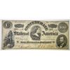 Image 1 : 1862 $100 CONFEDERATE STATES NOTE AU/CU
