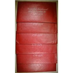 5- 1976 BICENTENNIAL 3-COIN SETS- ORIG PAKCAGING
