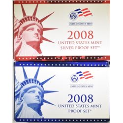 2008 CLAD & SILVER U.S.  PROOF SETS