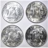 Image 2 : 4-CH BU 1953 FRANKLIN HALF DOLLARS