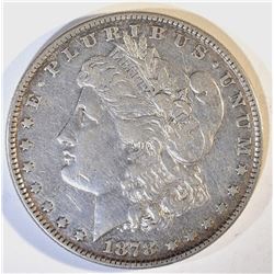 1878 8TF MORGAN DOLLAR, XF