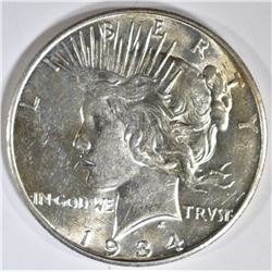 1934-D PEACE DOLLAR, BU