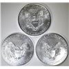 Image 2 : 3-GEM BU 2011 AMERICAN SILVER EAGLES