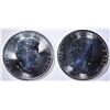 Image 2 : 2-BU 2019 CANADA ROARING GRIZZLY 1oz SILVER COINS