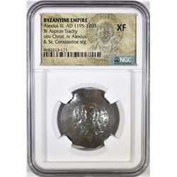 BYZANTINE EMPIRE ANCIENT COIN, NGC XF