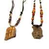 Image 1 : Ancient Native American Pottery Shard Adjustable Necklaces