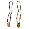 Image 2 : Ancient Native American Pottery Shard Adjustable Necklaces