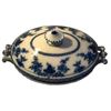 Image 4 : Late 19thc Furnival & Sons Bombay Flow Blue Large Tureen
