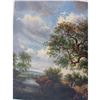 Image 3 : 1878 Bucolic Oil Painting On Board Hoffmann
