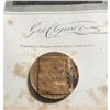 Image 2 : 19thc Engraving & Medallion, Coin Founding Father, Massachusetts
