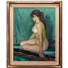 Image 1 : Signed Japanese O/C Impressionist Female Nude