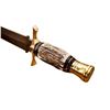 Image 7 : Custom Damascus Steel Stag Horn Hunting Dagger Knife