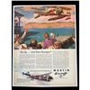 Image 1 : c1940's WWII Era History of Martin Aircraft Magazine Ad