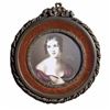 Image 1 : Antique Miniature Portrait of a Lady