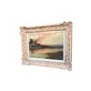 Image 11 : Antique Large Oil On Canvas In Gold Gilt Frame, Signed