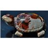 Image 1 : 18ct Carved Mexican Fire Opal, Turtle Sculpture