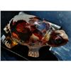 Image 5 : 18ct Carved Mexican Fire Opal, Turtle Sculpture