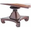 Image 2 : Empire Style Walnut Banded Dining Table