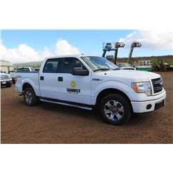 2014 Ford F150 STX Quad Cab Pickup Truck, 36,015 Miles, Lic. 856TVF (Runs & Drives - See Video)