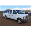 Image 1 : 2013 Ford E350 Passenger Van 53,775 Miles, Lic. 908MDK (Runs & Drives - See Video)