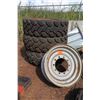 Image 1 : Qty 3 Dawgpound Tires w/ 4 Rims 370/75-28