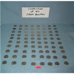 Huge collection of US American state quarters