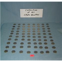 Huge collection of US American state quarters