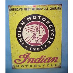 Indian Motorcycles retro style advertising sign
