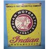 Image 1 : Indian Motorcycles retro style advertising sign