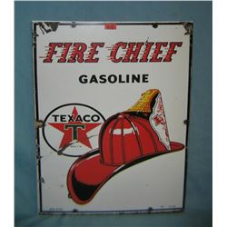 Texaco Fire Chief Gasoline retro style advertising sign