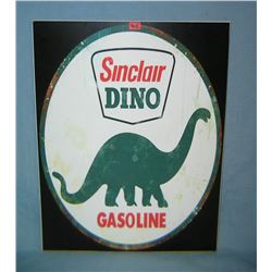 Sinclair Dino Gasoline retro style advertising sign